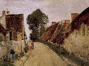 Camille Pissarro Overton village cul-de sac France oil painting artist